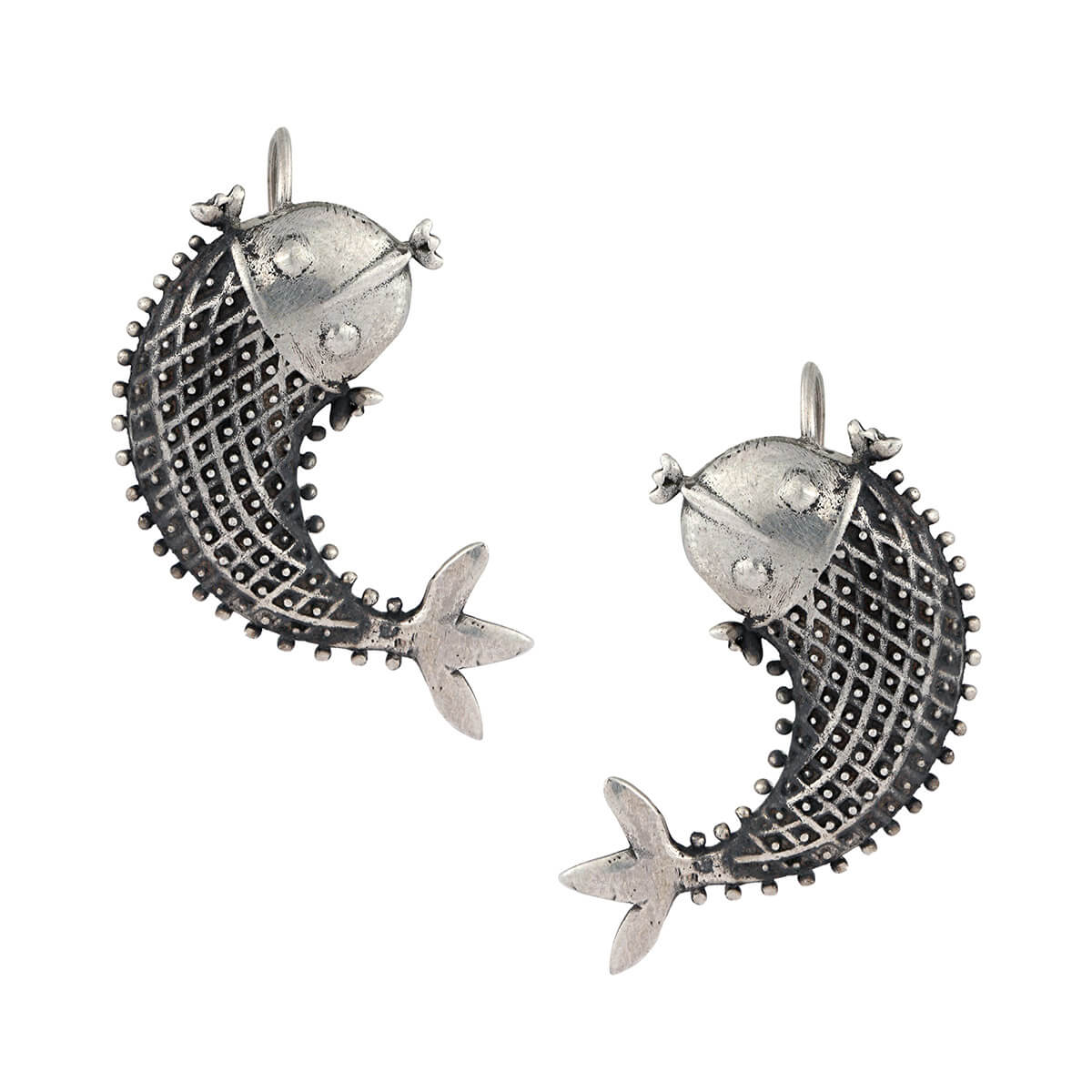 Buy Masoli Silver Earrings