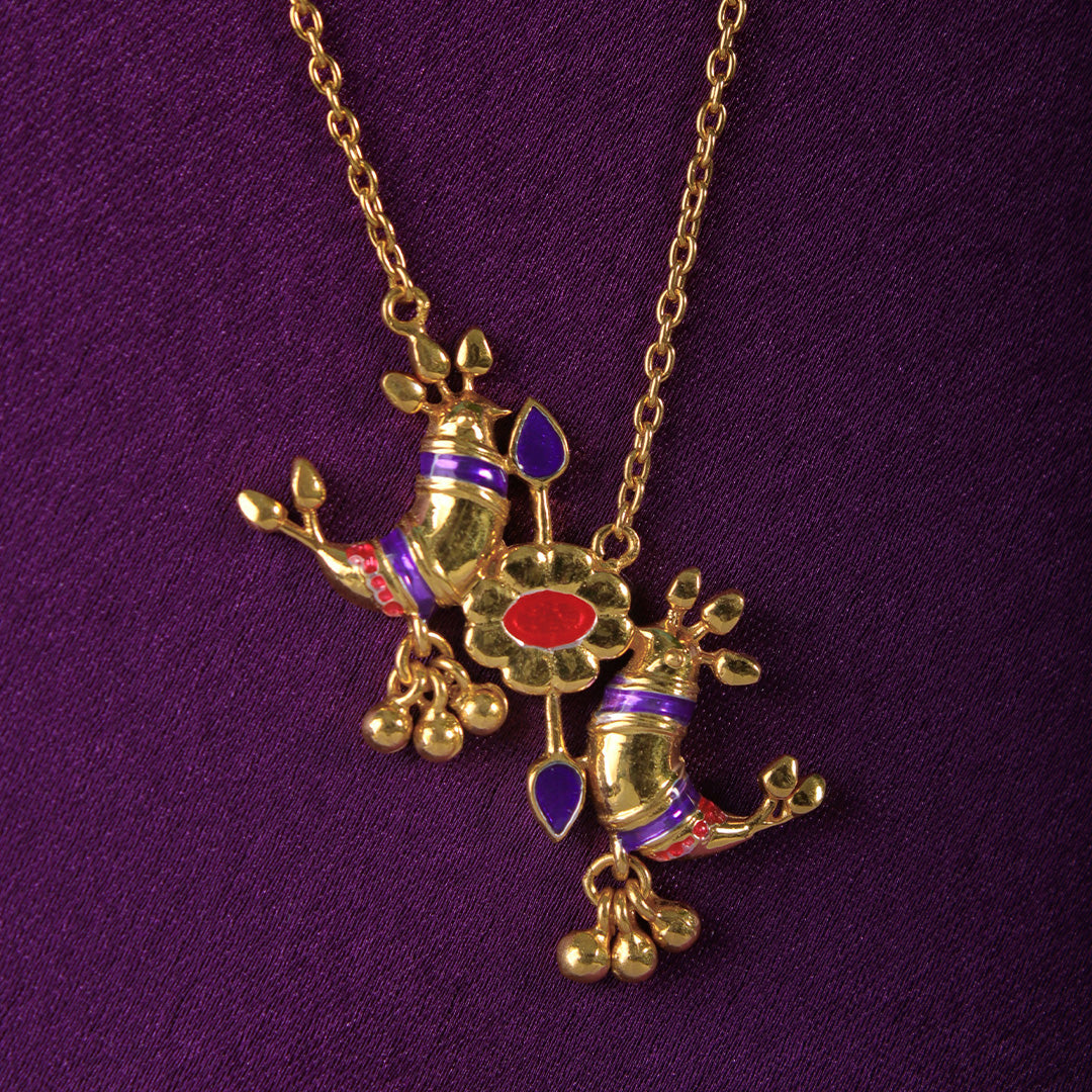 pakhi silver chain pendant necklace by moha