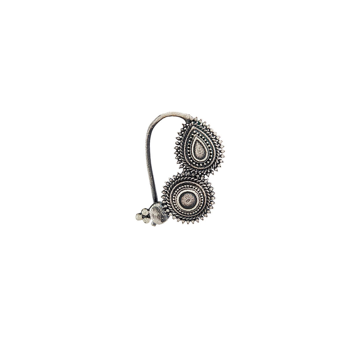 peshwa silver nath pierced left by moha