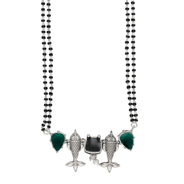 Roha Silver Mangalsutra By Moha