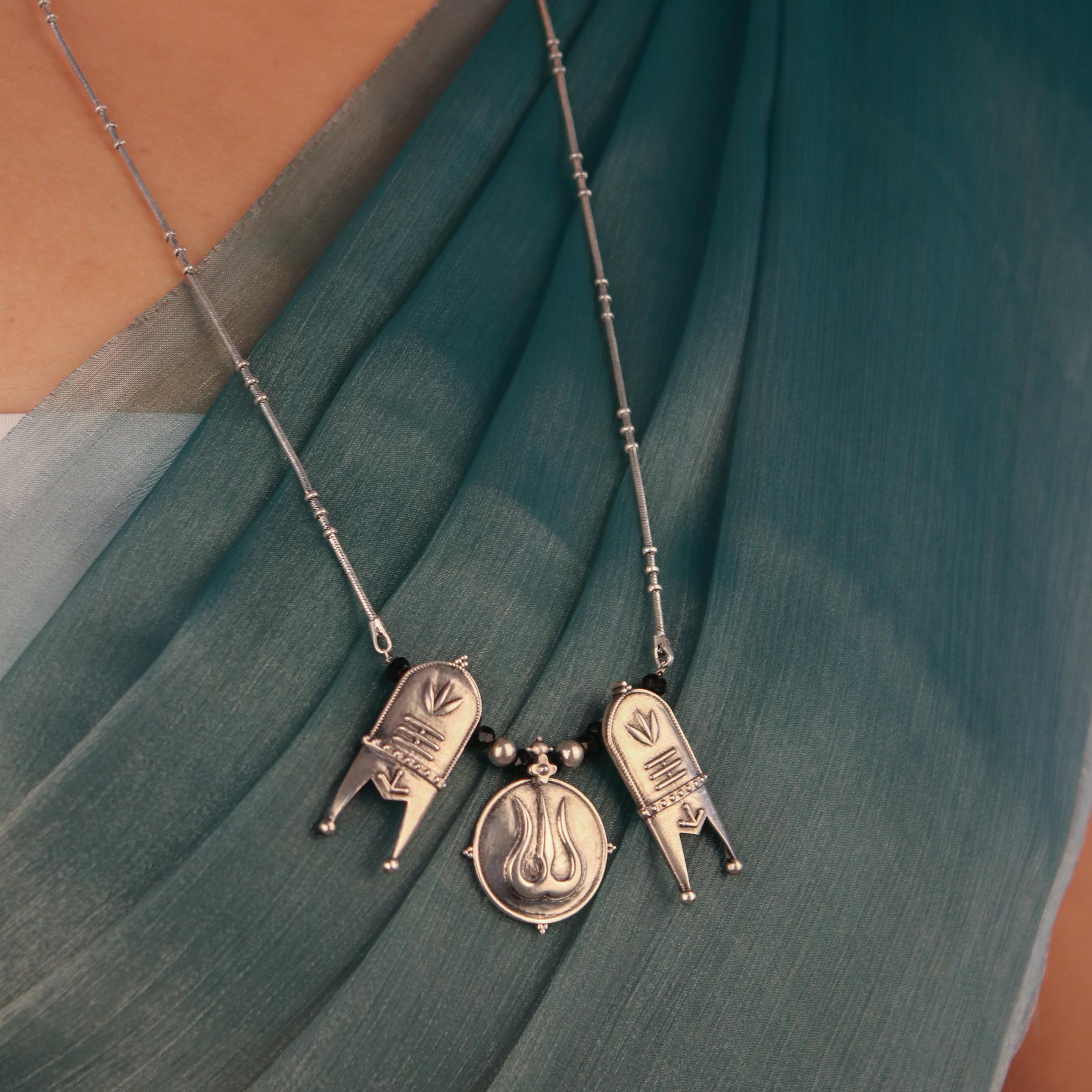 buy sadashiv taali silver chain online by moha
