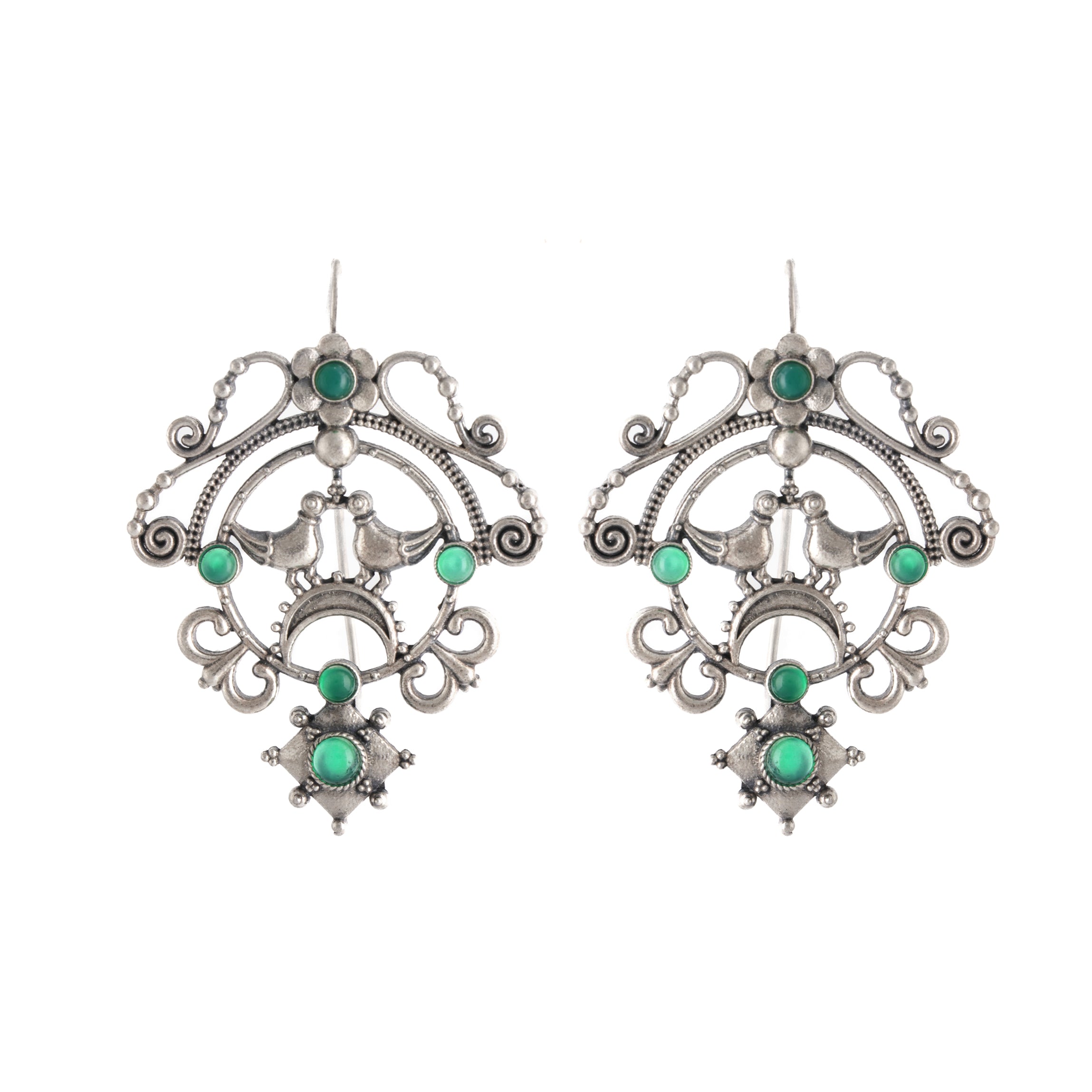 sarika silver earrings by moha