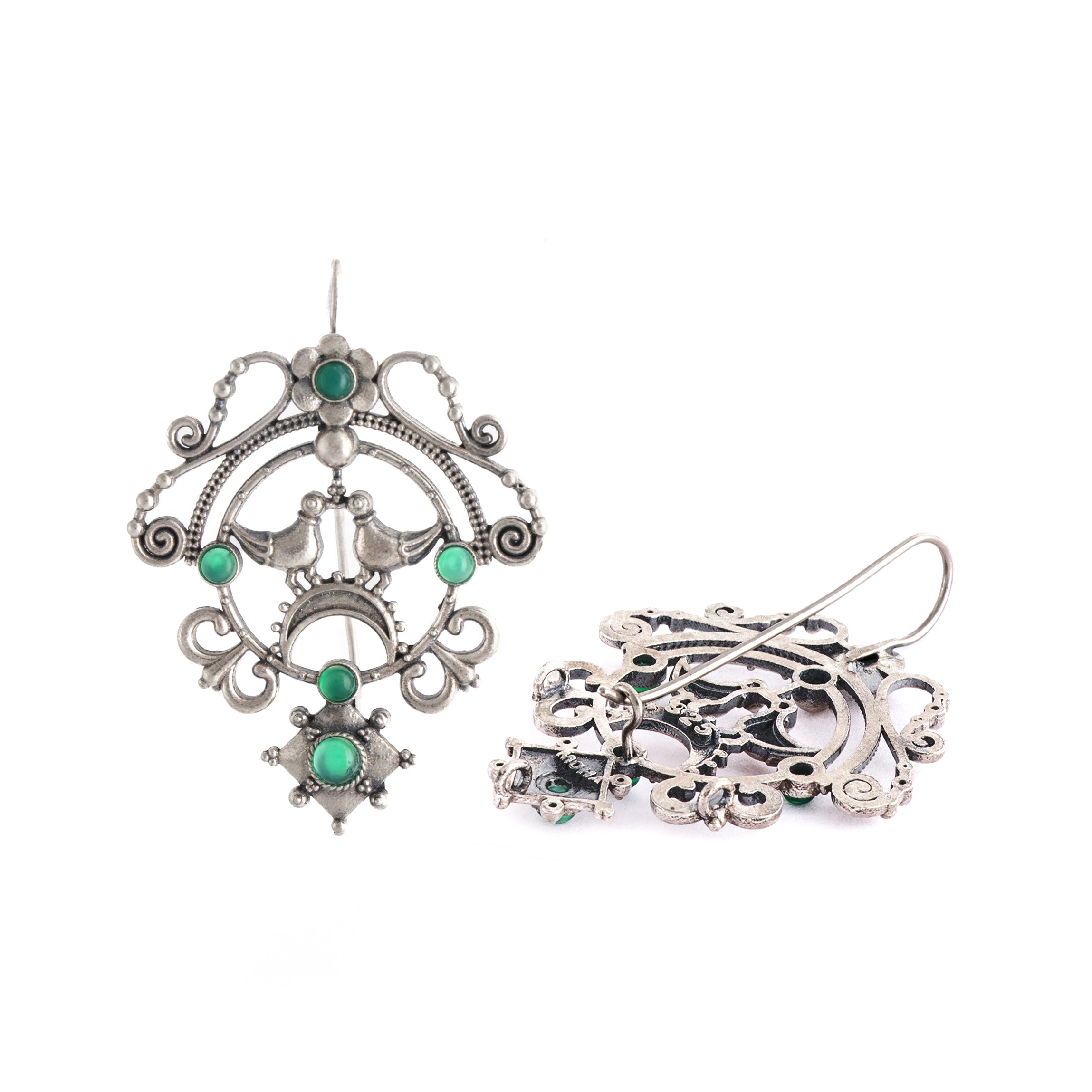 sarika silver earrings by moha