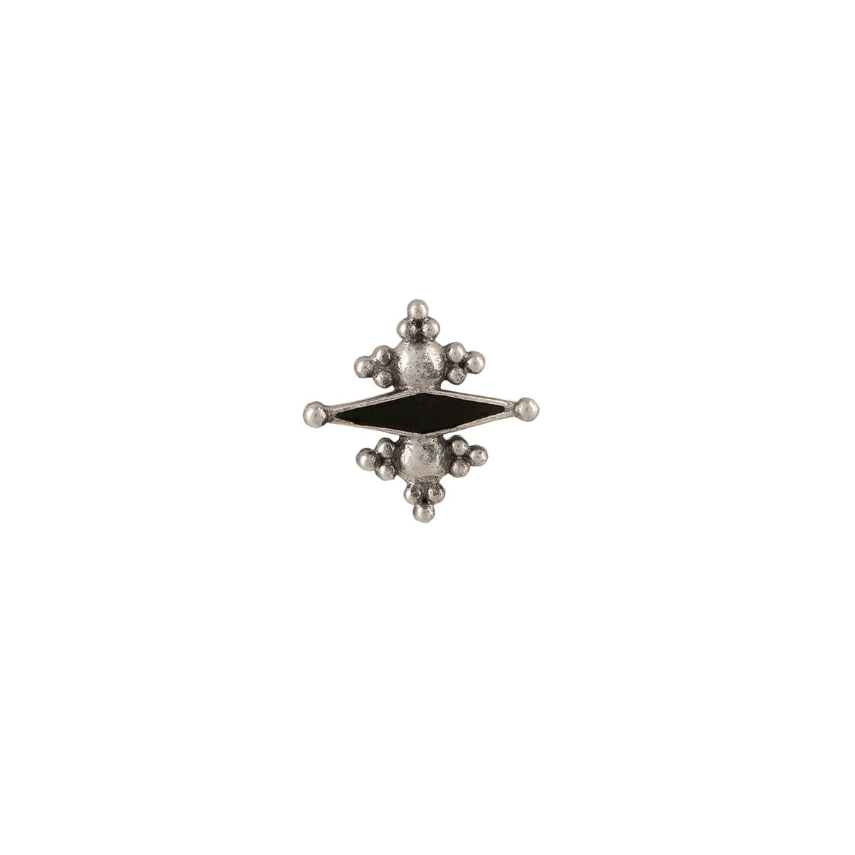 Round Silver Nose Pin – SILBERUH