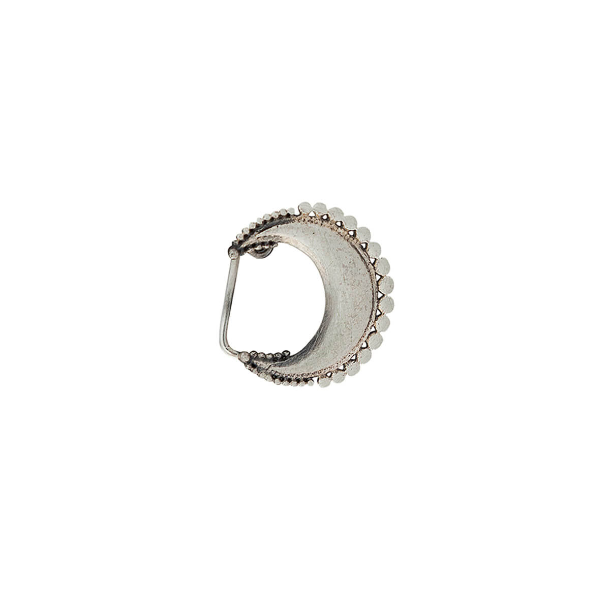tara silver nath clip on left by moha