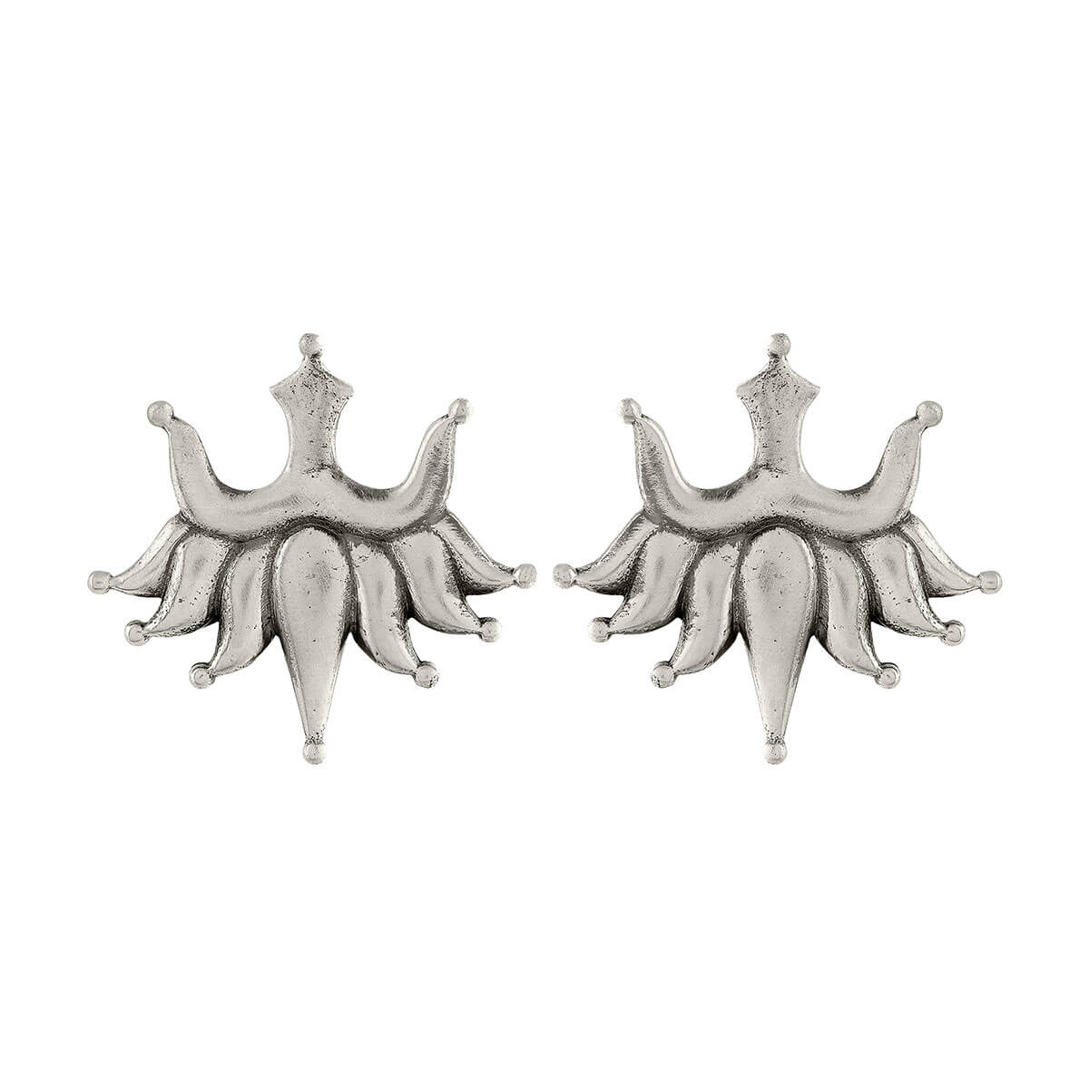 Urja Silver Earrings - mohabygeetanjali