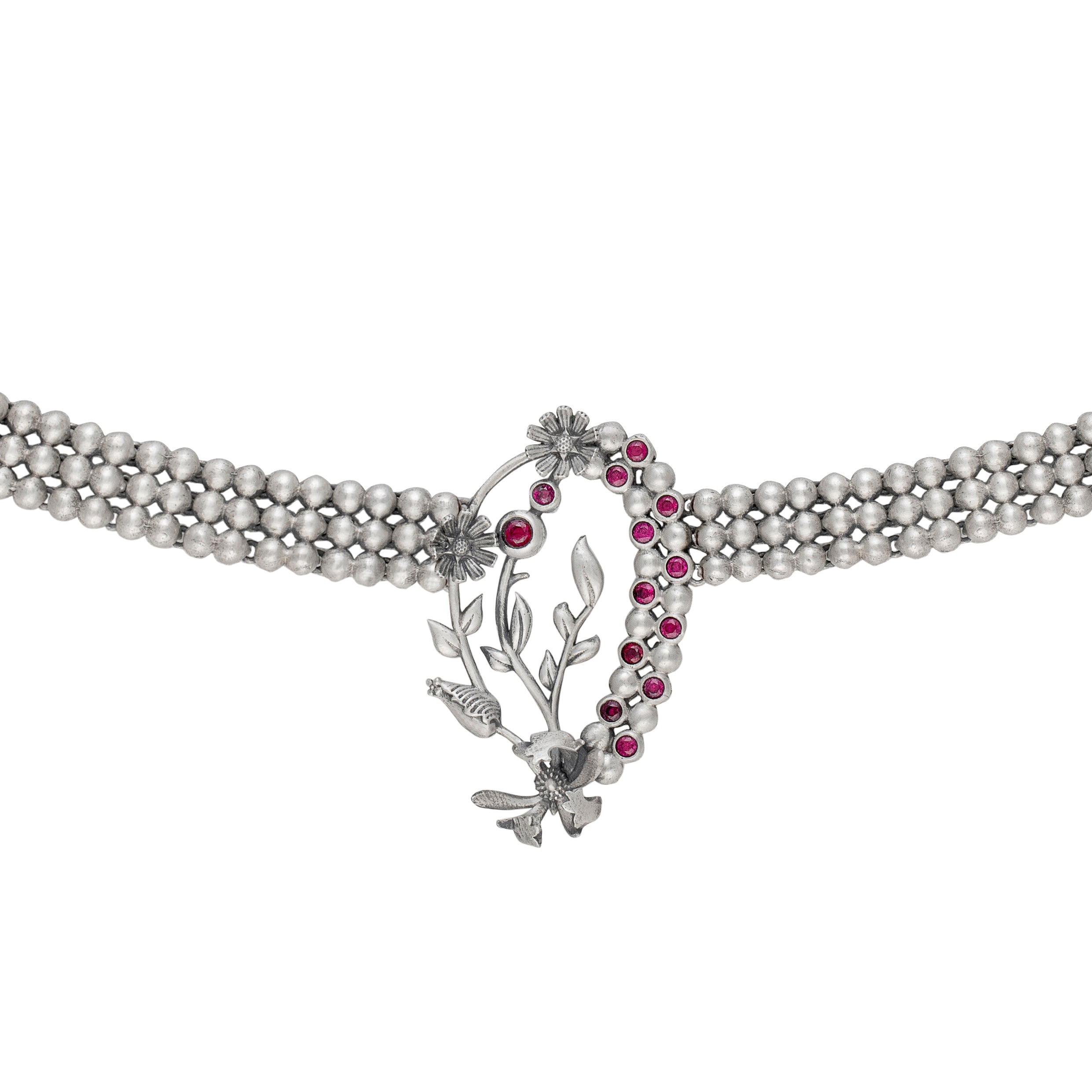 william morris compton silver choker by moha