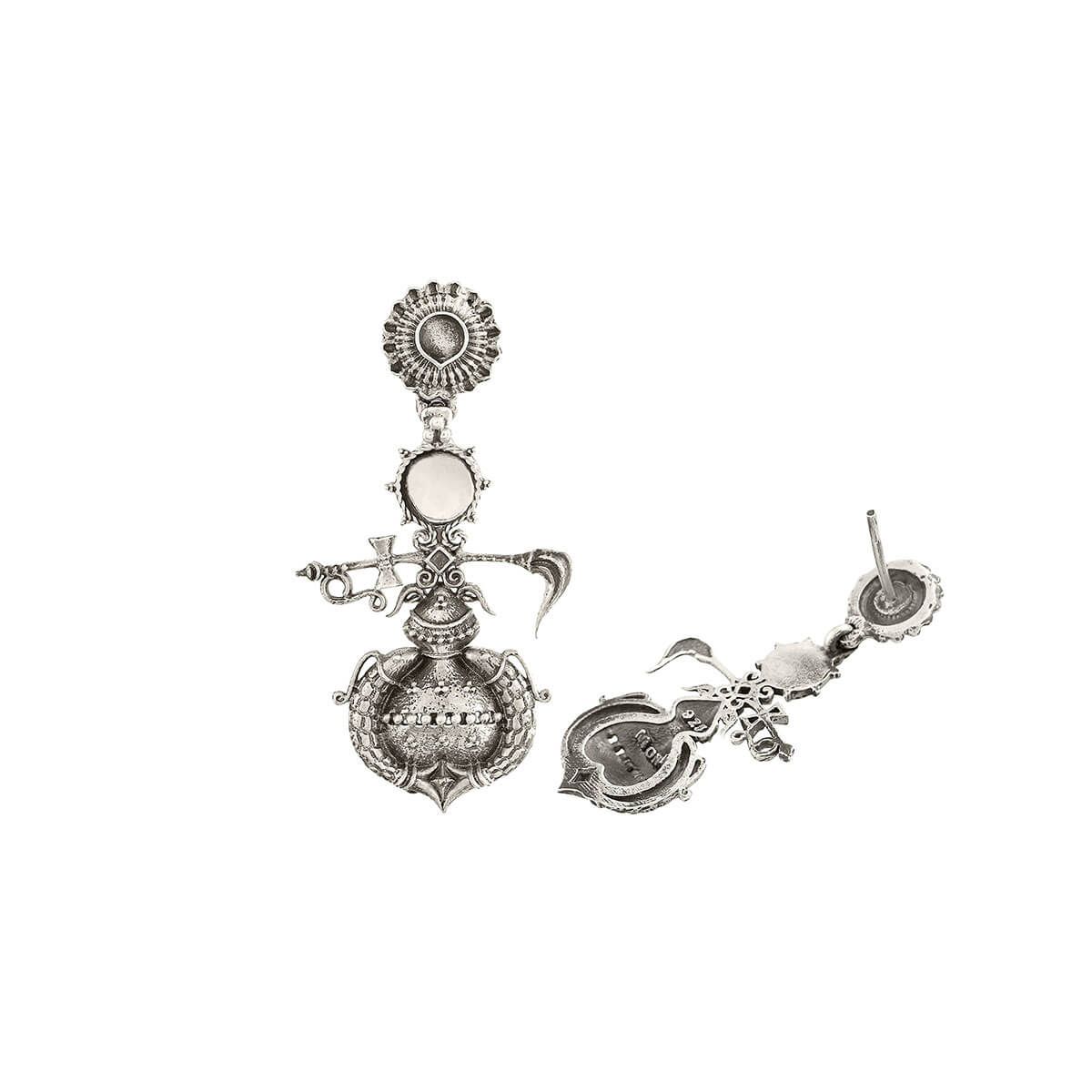 amarta silver earring big by moha
