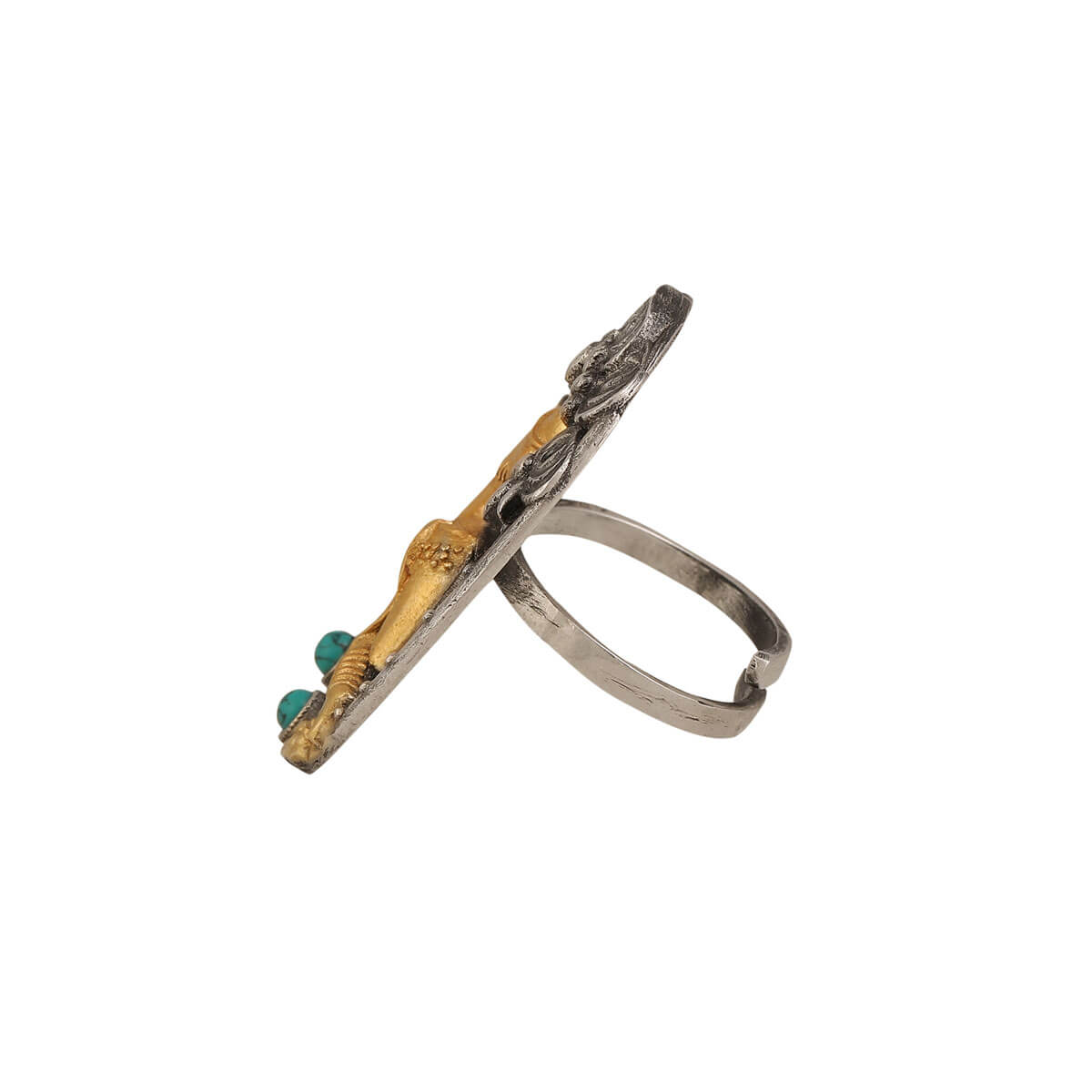 amra shalbhanjika silver finger ring by moha