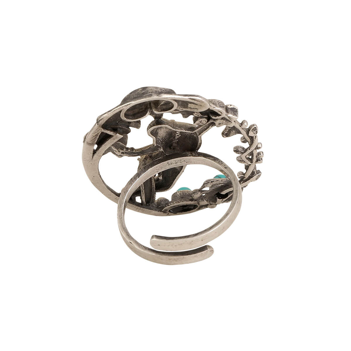 amra shalbhanjika silver finger ring by moha