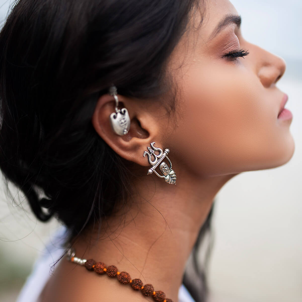 bhava silver earrings by moha