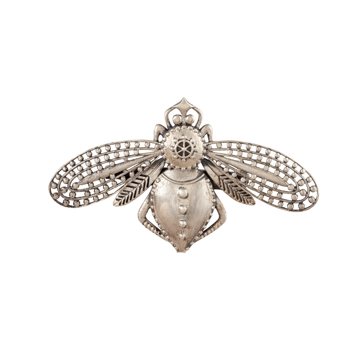 bhawara silver brooch