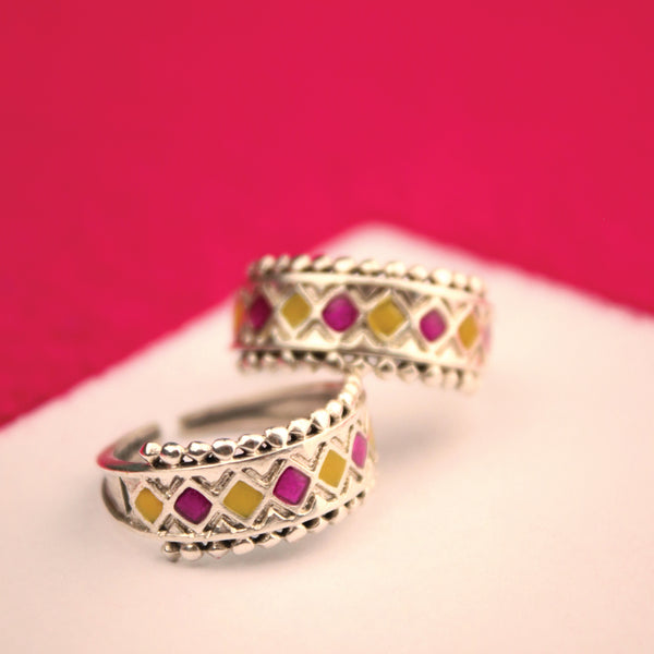 Chuski Silver Toe Ring By Moha