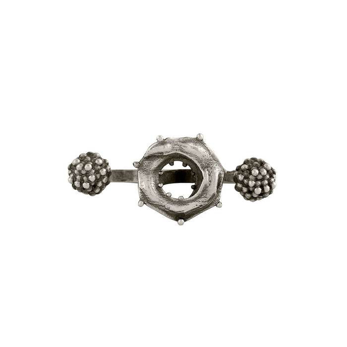 cosmos balance silver finger ring by moha