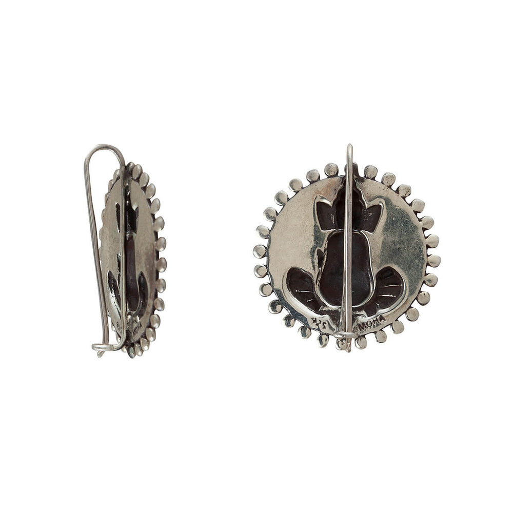 divine ganesha silver earrings by moha