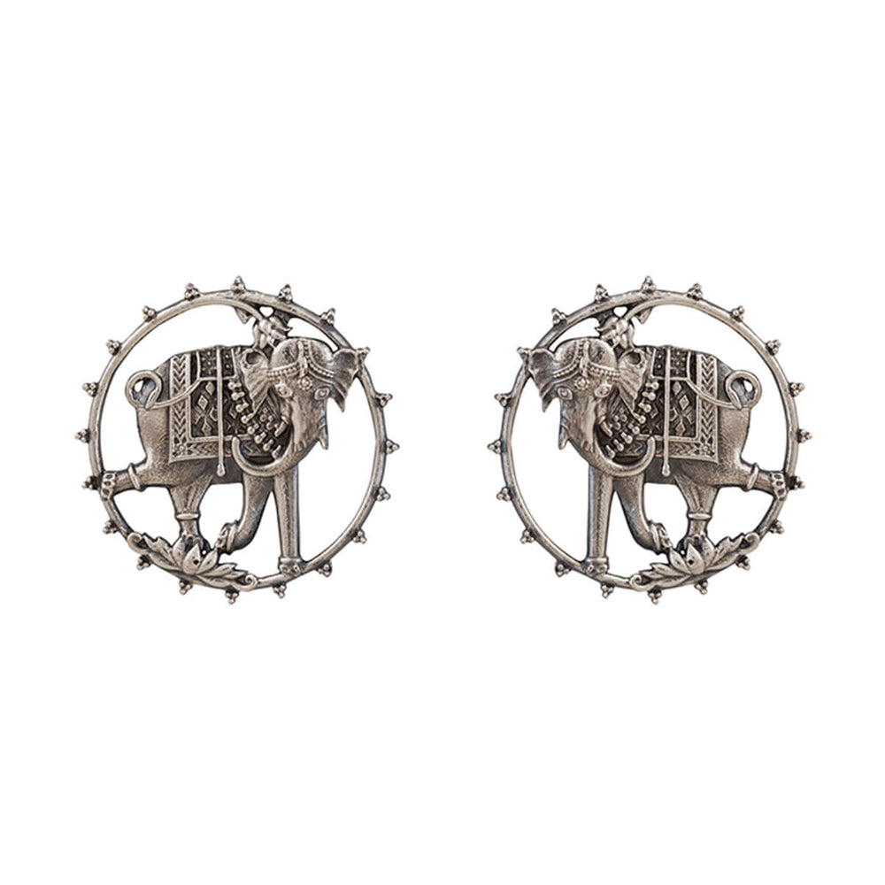 gaja gamini silver earrings by moha