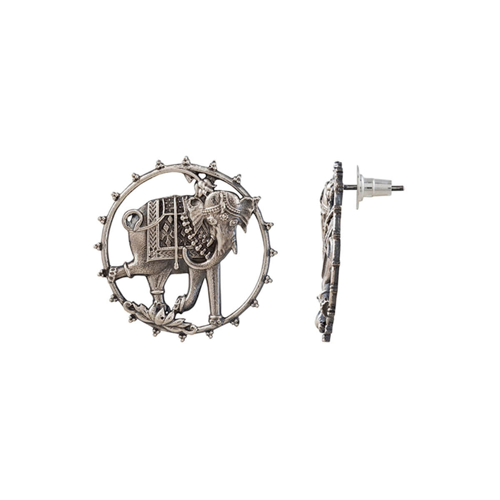 gaja gamini silver earrings by moha