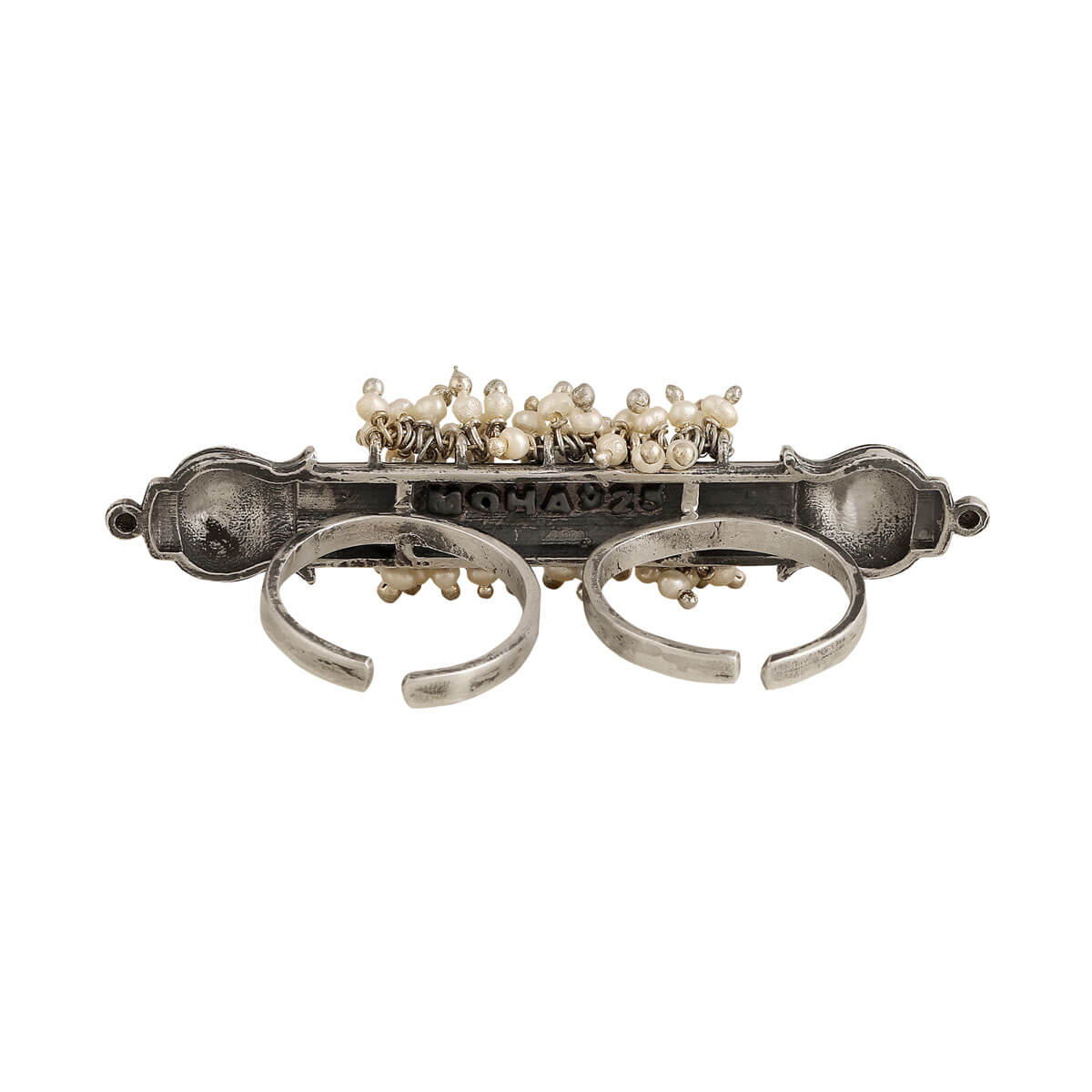 ghantakar silver finger ring by moha
