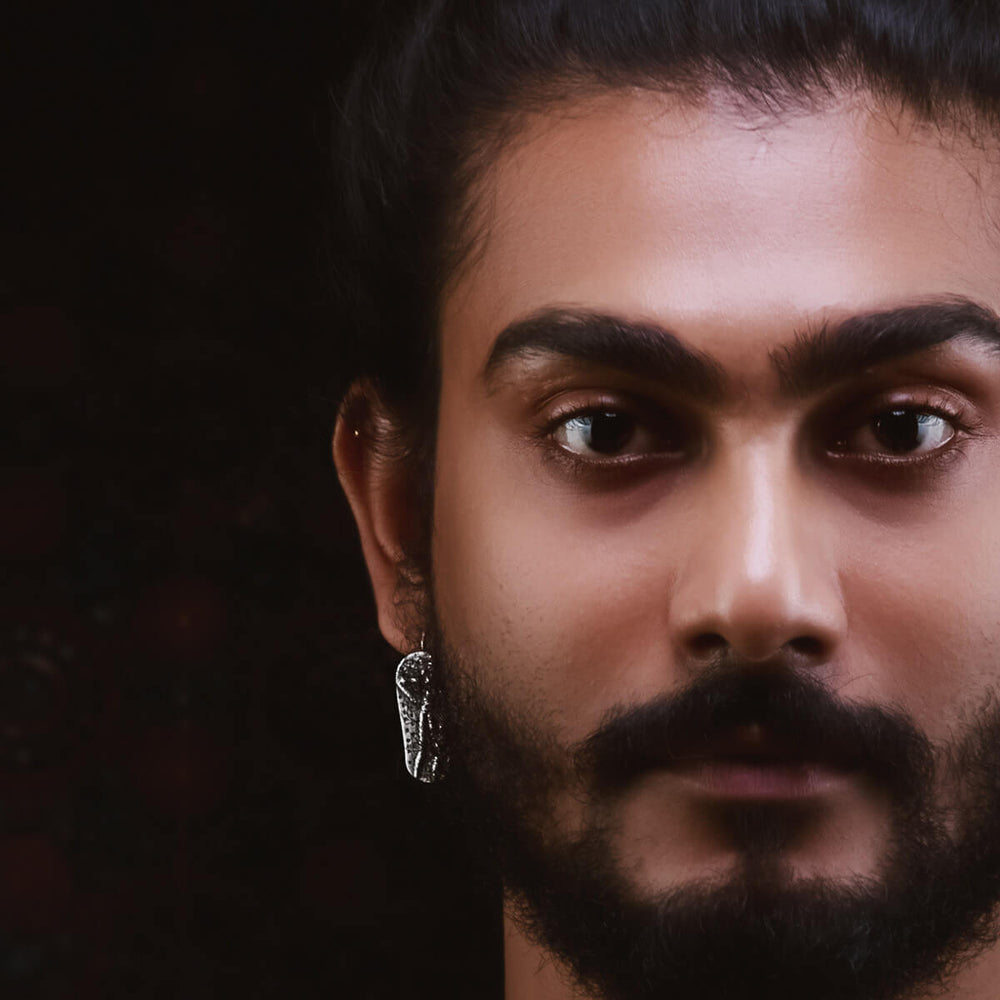 harappa sindhu nari silver earrings by moha