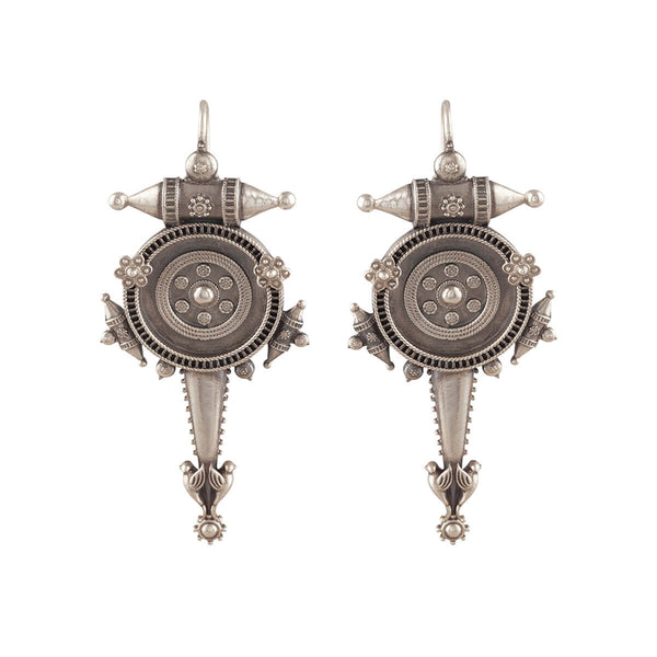 Hingora Silver Earrings - Big