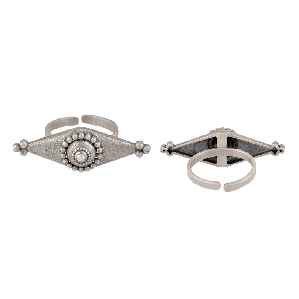 kona silver toe rings by moha