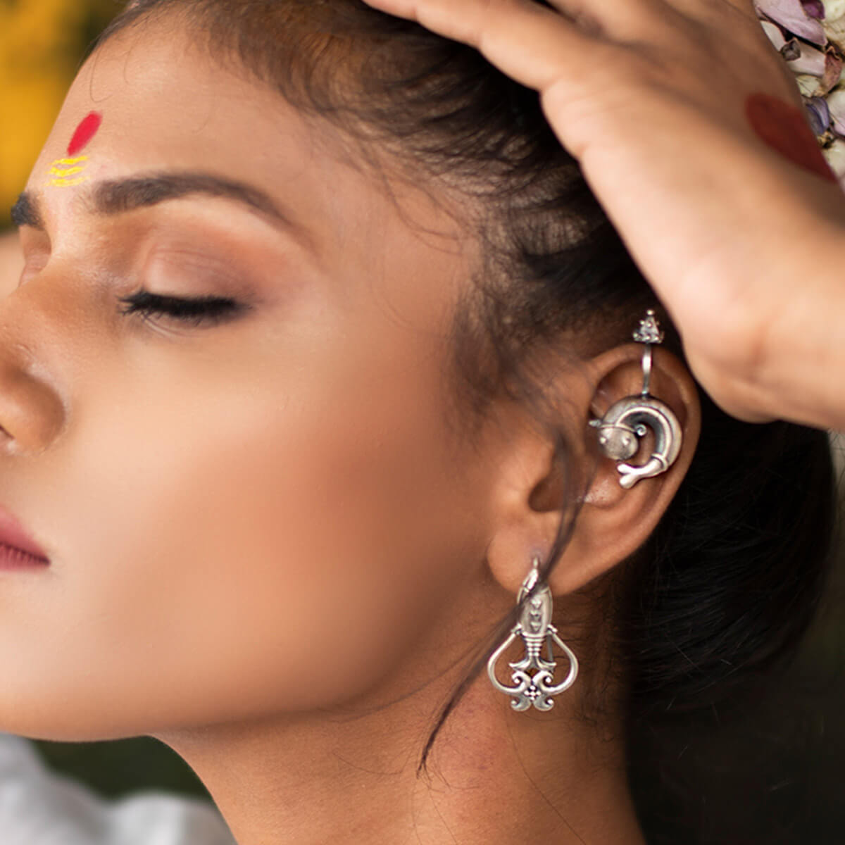 mahir silver earrings by moha