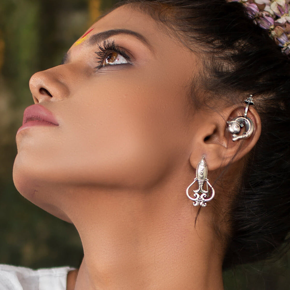 mahir silver earrings by moha