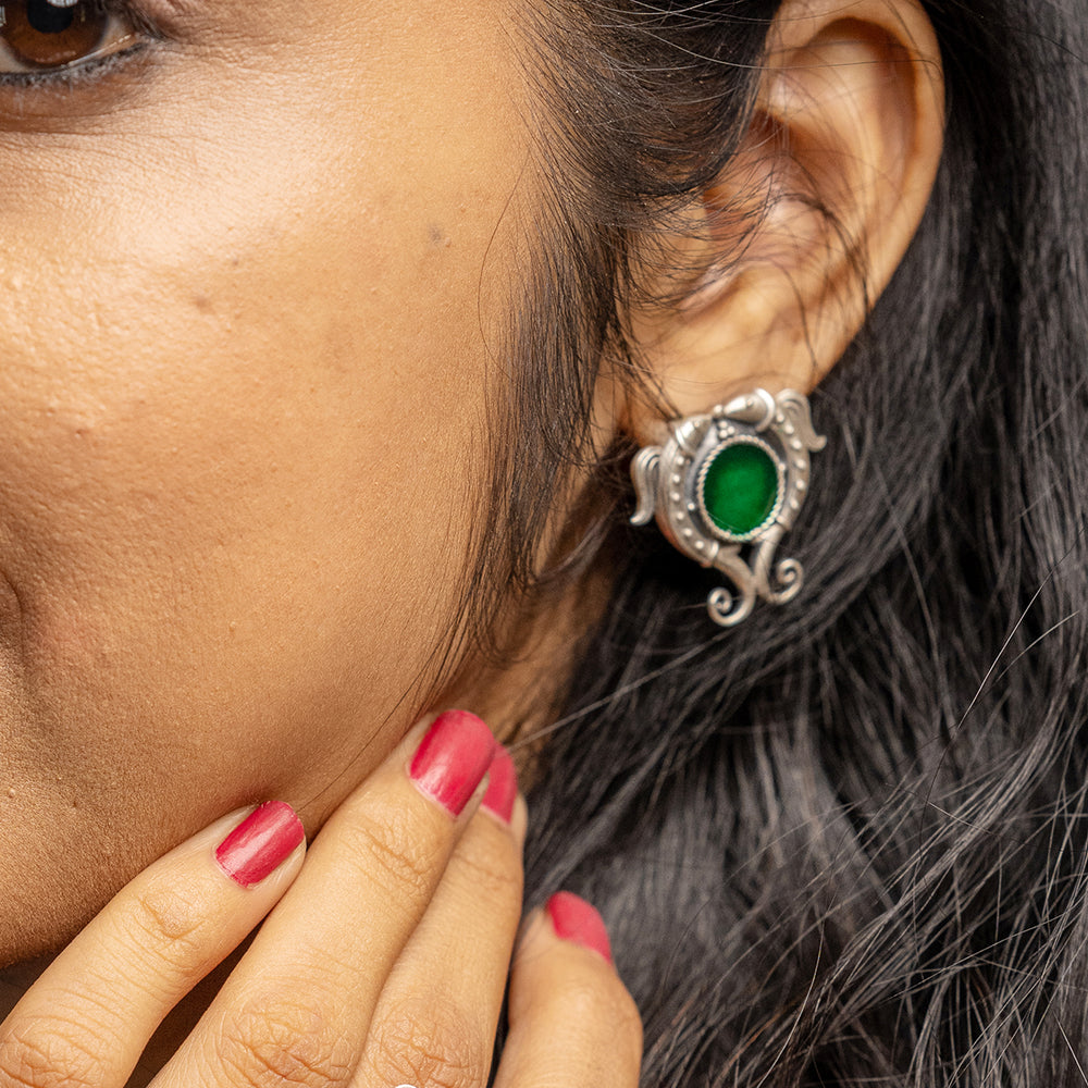 matsya silver earrings by moha