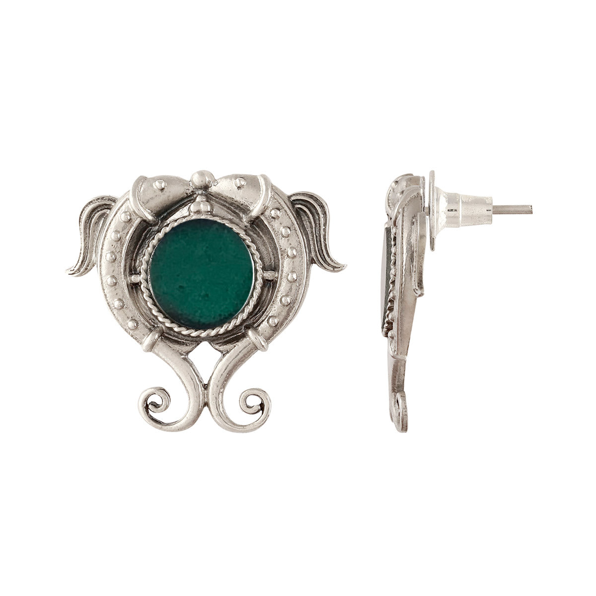 matsya silver earrings by moha