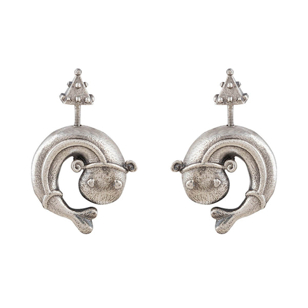 Matsyakarnika Silver Bugadi, Pierced - Big