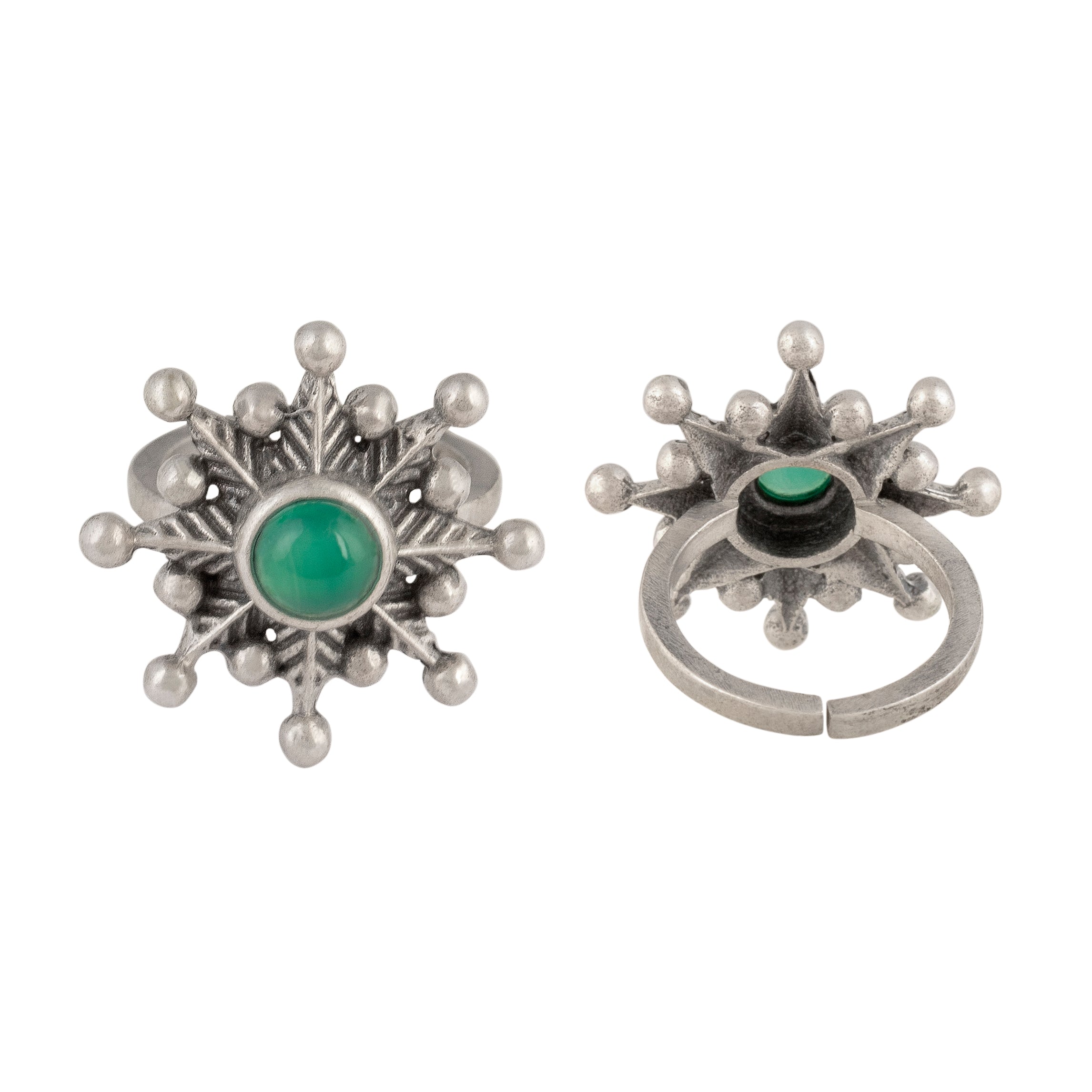 mihir silver toe ring by moha