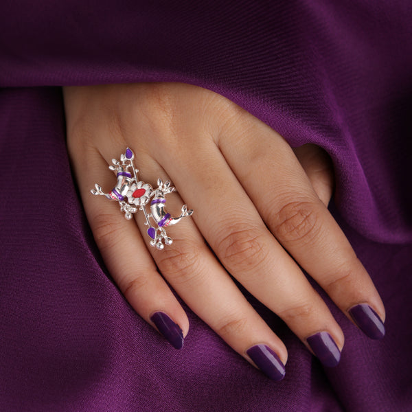 Pakhi Silver Finger Ring By Moha