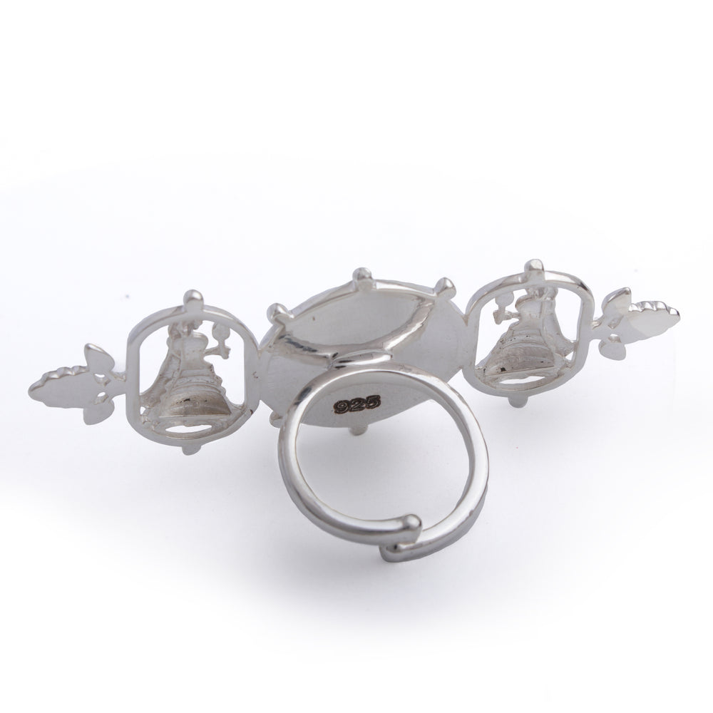 radhe shyam silver finger ring by moha