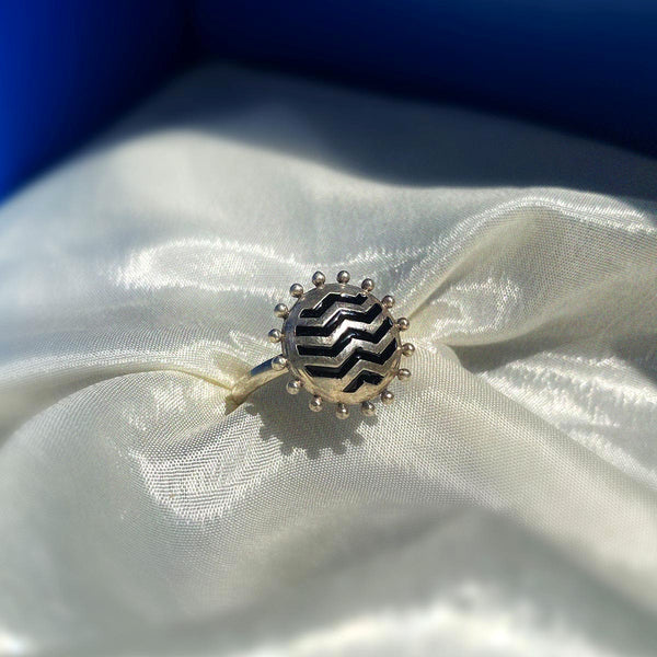 Ravi Silver Finger Ring by MOHA