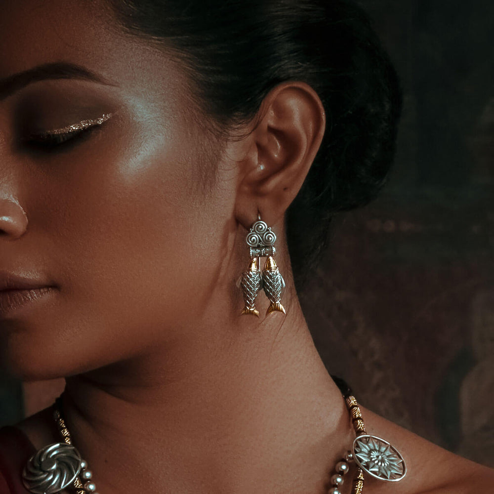 seranya silver earrings by moha