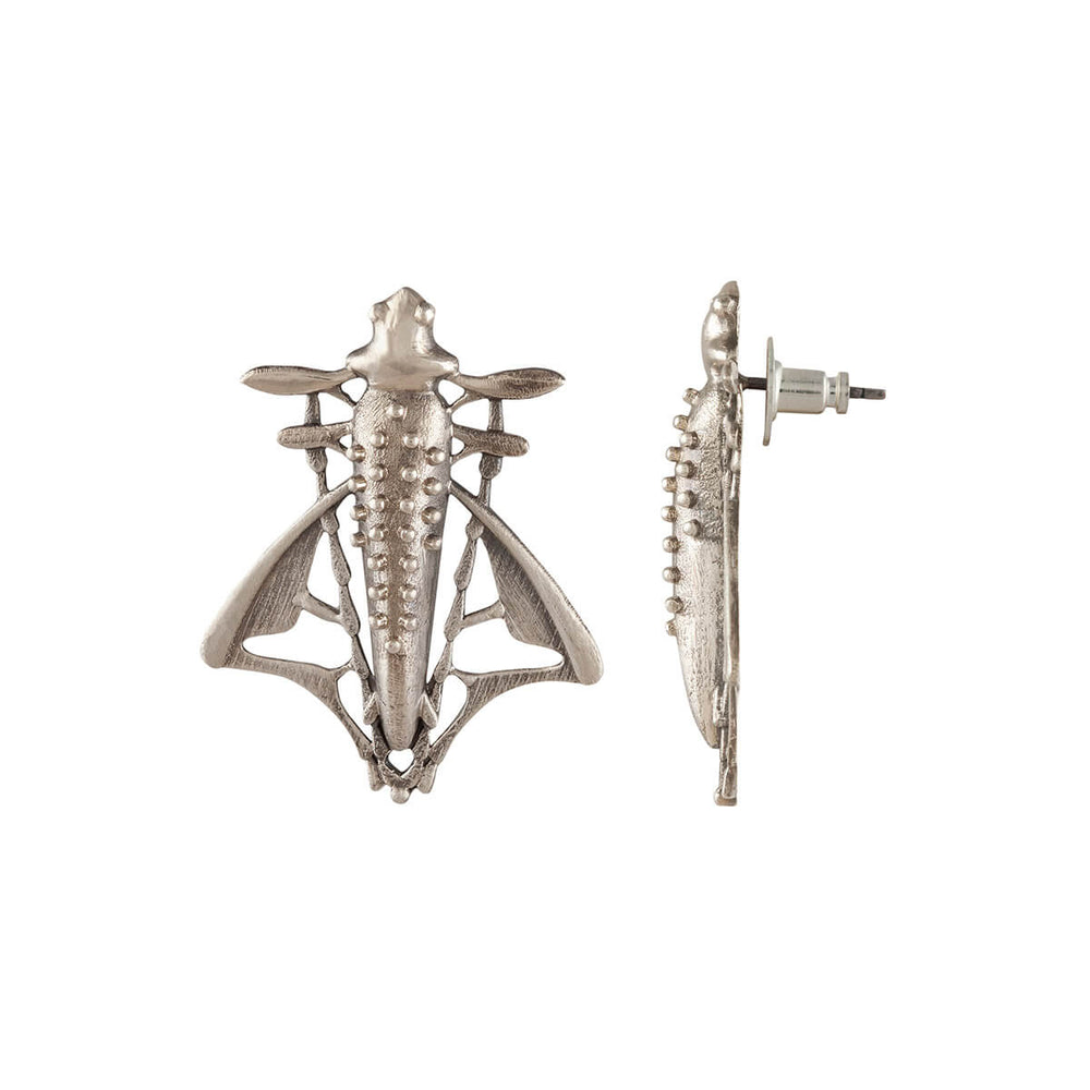 sharaba silver earrings big