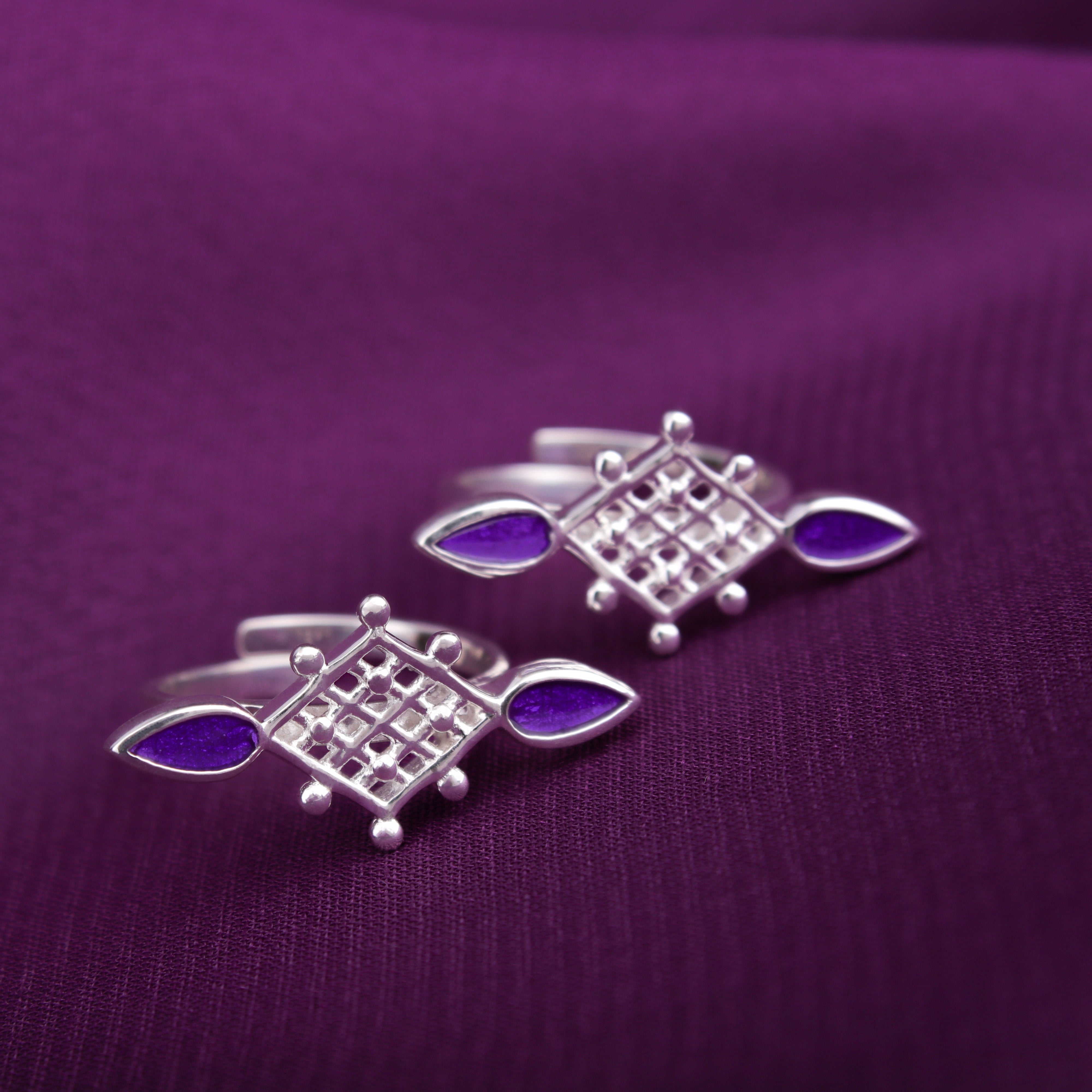 shasha silver toe ring by moha
