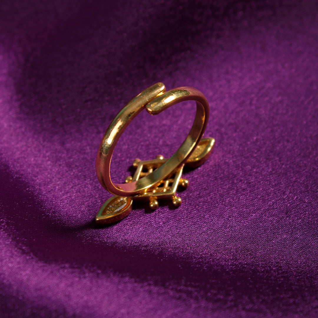 shasha silver toe ring by moha