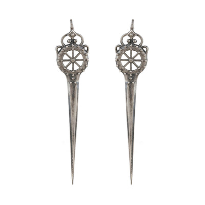 Talwar Silver Earrings