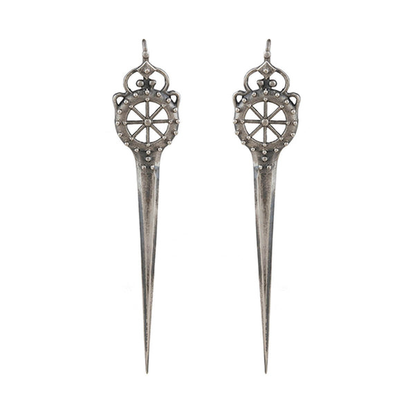 Talwar Silver Earrings