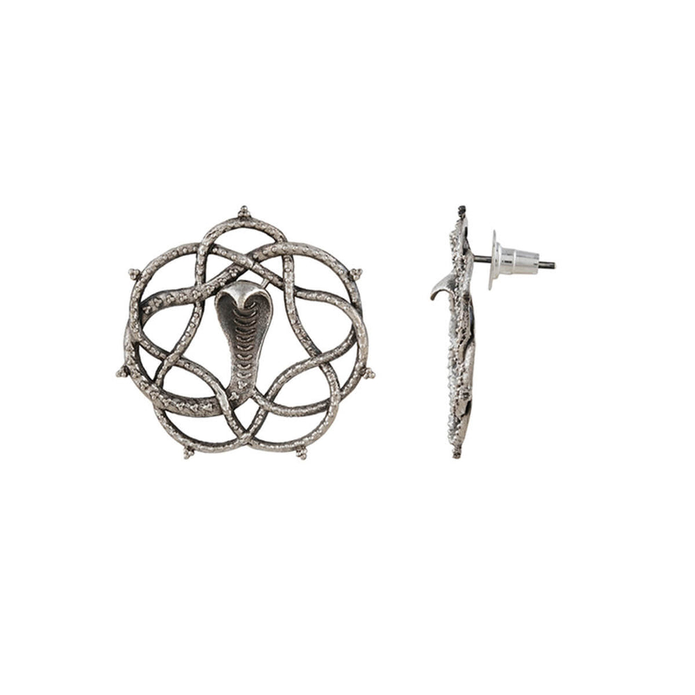 vasuki silver earrings by moha